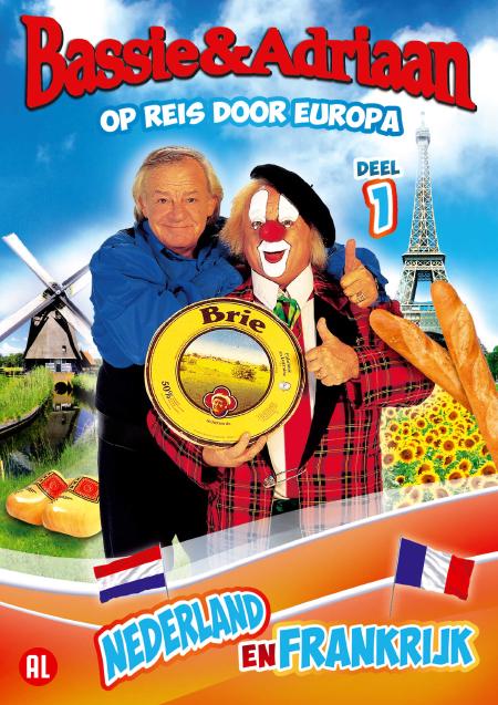Movie poster for Bassie & Adriaan Op Reis door Europa DL 1 Nederland en Frankrijk